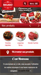 Mobile Screenshot of bigard.fr